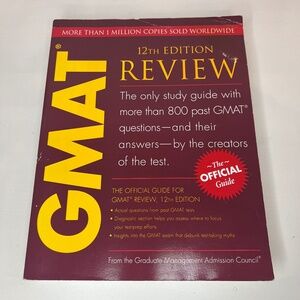 The Official Guide for GMAT Review, 12th Edition - Paperback‎ - GOOD